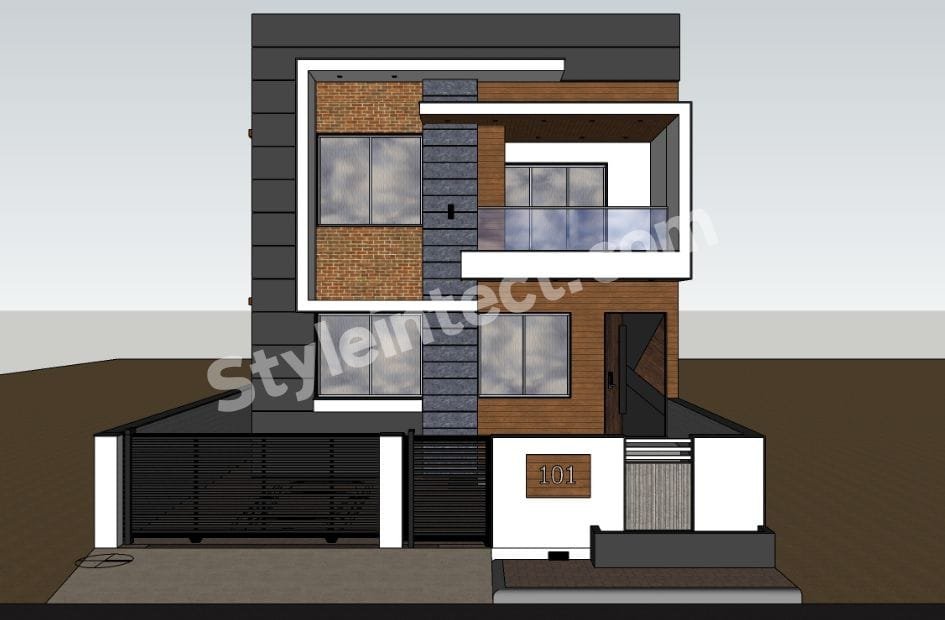Affordable Architect Exterior Design for a Modern Two-Storey House