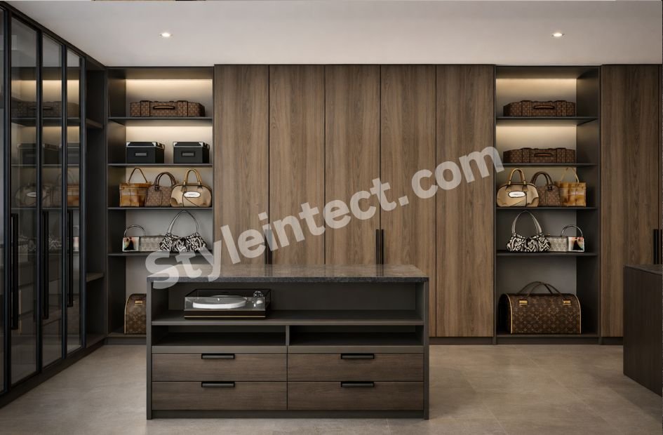 Modern Wooden Wardrobe Design with Smart Storage for Elegant Homes